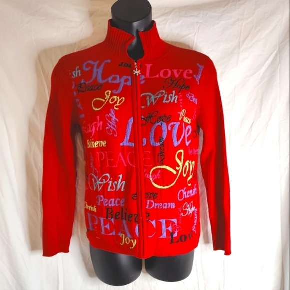 peace love joy sweater NWT 😍 - Picture 11 of 12